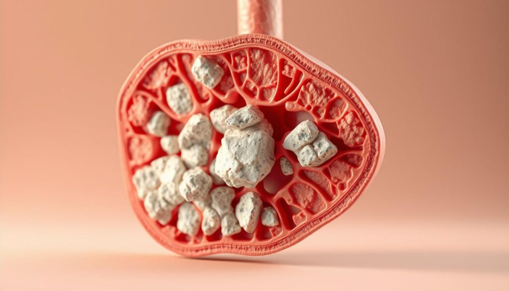 prostate gland calcification