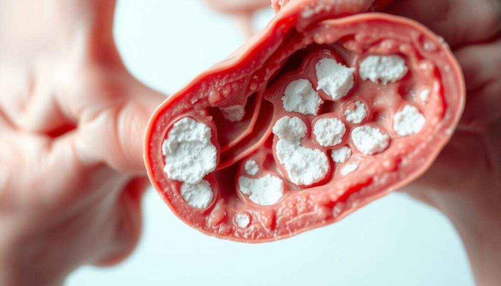 prostate gland calcification